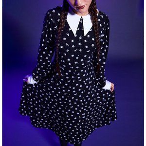 Hot Topic Wednesday Addams cosplay dress